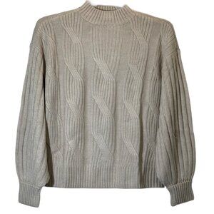 Women Beige Sweater Size M